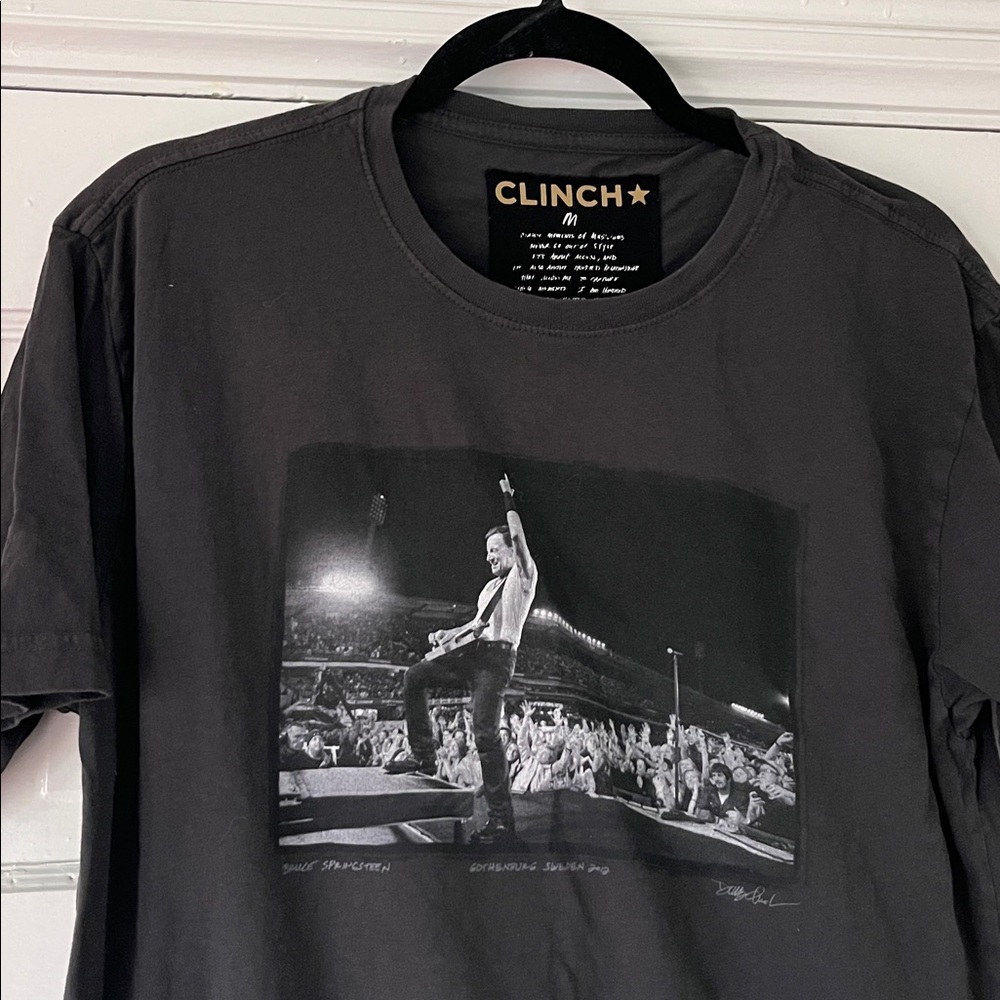 Clinch C. Bruce Springsteen Tee Size Med